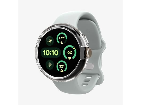 Spigen Pixel Watch 3 (41mm) Case, Transparent, Google Pixel Watch 3 (45mm), Polykarbonat, 42,7 mm, 13 mm, 43,2 mm