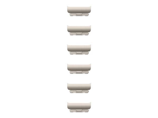 Apple - Remförlängningskit för smart klocka - 46mm - 140 - 200 mm - naturell