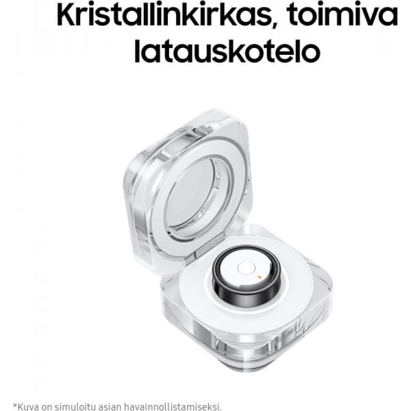Samsung Galaxy Ring smart ring, Titanium Black, storlek 8