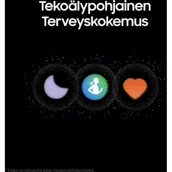 Samsung Galaxy Ring smart ring, titan sølv, størrelse 10