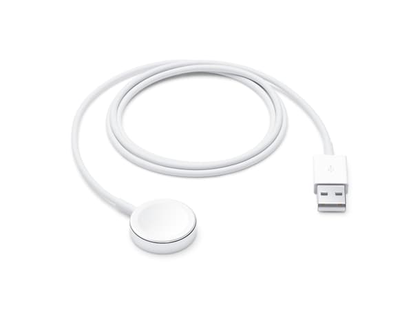 Apple - Laddningskabel för smart klocka - USB hane - 1 m - snabbladdning, magnetisk
