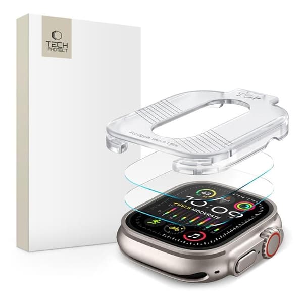 [2-Pack] Tech-Protect Apple Watch Ultra 1/2 (49mm) Härdat glas Skärmskydd