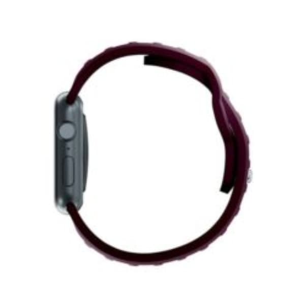 3mk Apple Watch (42/44/45/49mm) Armband Silikon - Mörklila
