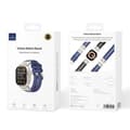 Miniatyrbild 5 av 5: WIWU Apple Watch (42/44/45/49mm) Armband Urban - Marinblå