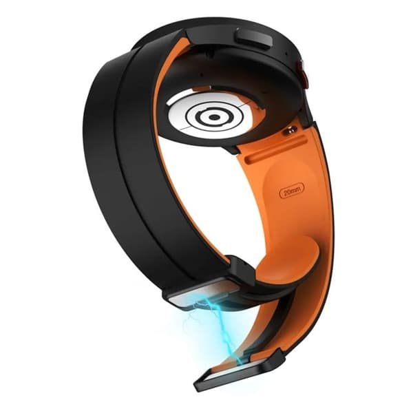 Galaxy Watch 6 Classic (43mm) Armband - Svart/Orange
