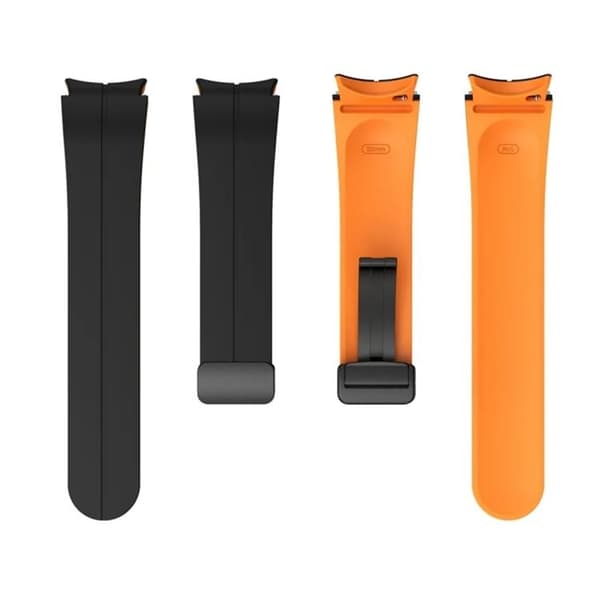 Galaxy Watch 6 Classic (43mm) Armband - Svart/Orange