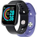 Miniatyrbild 1 av 3: Celly Smartwatch Med Armband Trainerbeat - Svart/Lila