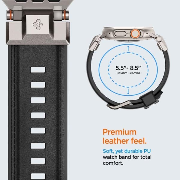 Spigen Apple Watch (49/45/44/42mm) Armband DuraPro - Svart