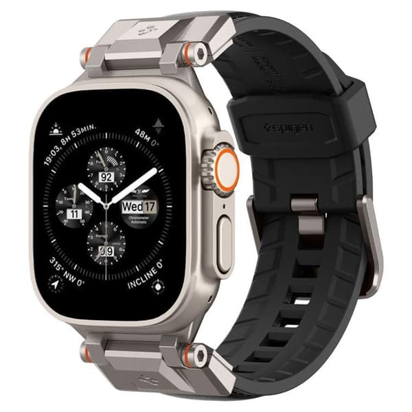 Spigen Apple Watch (49/45/44/42mm) Armband DuraPro - Svart
