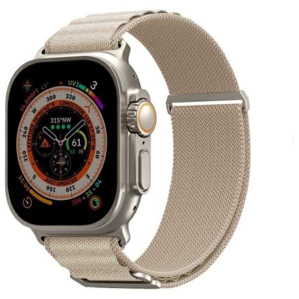 Skinarma Apple Watch Ultra (44/45/49mm) Armband Kobu - Ivory