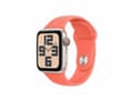 Miniatyrbild 5 av 5: Apple - Band för smart klocka - 40mm - storlek M/L - orangeröd