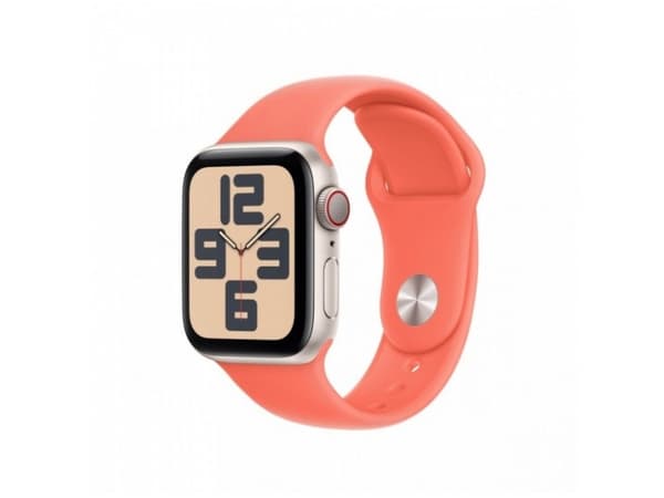 Apple - Band för smart klocka - 40mm - storlek M/L - orangeröd