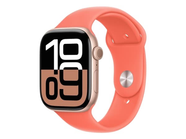 Apple - Bånd for smart armbåndsur - 46mm - M/L (passer håndledd på 160 - 210 mm) - mandarin