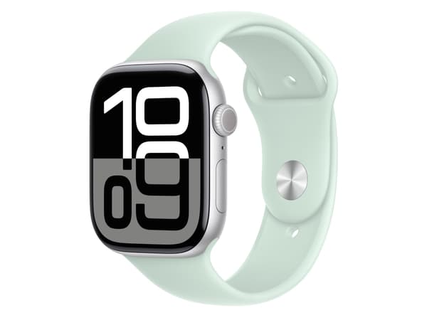 Apple - Bånd for smart armbåndsur - 46mm - S/M-størrelse - akvamarin