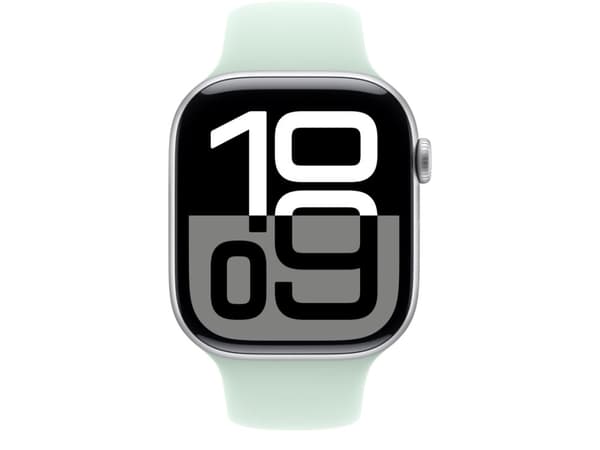 Apple - Bånd for smart armbåndsur - 46mm - S/M-størrelse - akvamarin