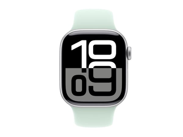 Apple - Bånd for smart armbåndsur - 42mm - S/M-størrelse - akvamarin