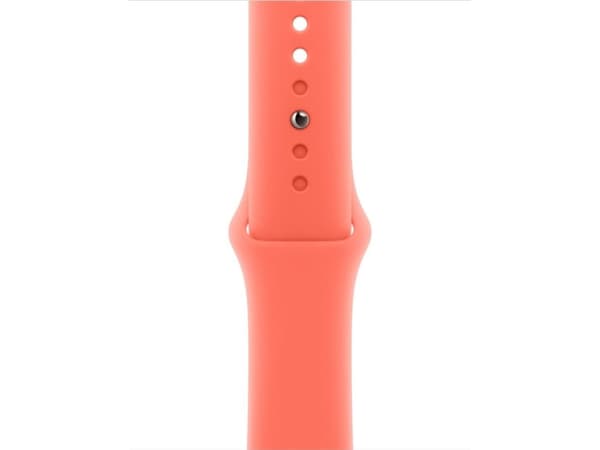 Apple - Band för smart klocka - 42mm - storlek S/M - orangeröd