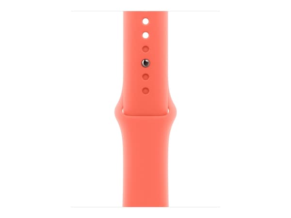 Apple - Band för smart klocka - 42mm - storlek S/M - orangeröd