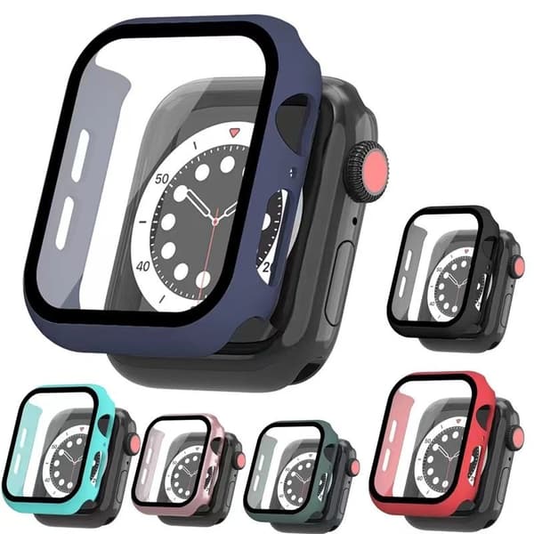 Apple Watch 40MM - Stilig - Stötdämpande Skal + Härdat Glas - 2in1