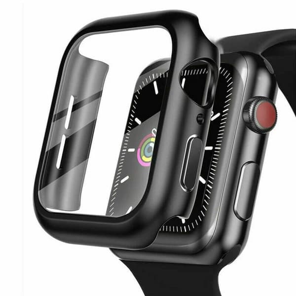 Apple Watch 38MM - Stilig - Stötdämpande Skal + Härdat Glas - 2in1