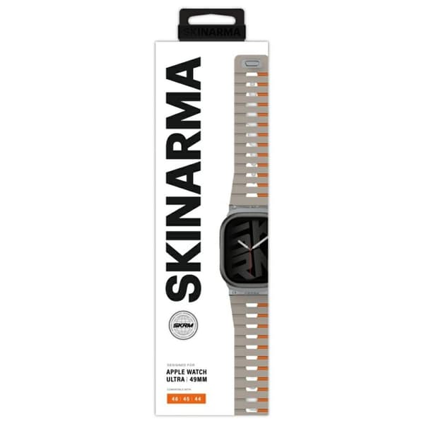 Skinarma Apple Watch 49/46/45/44 Armband Gemini - Grå