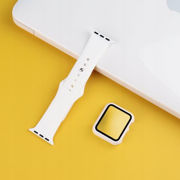 APPLE WATCH REM BESKYTTELSESSÆT + GLAS ( 3 2 1 ) 42 mm RAMME SÆT