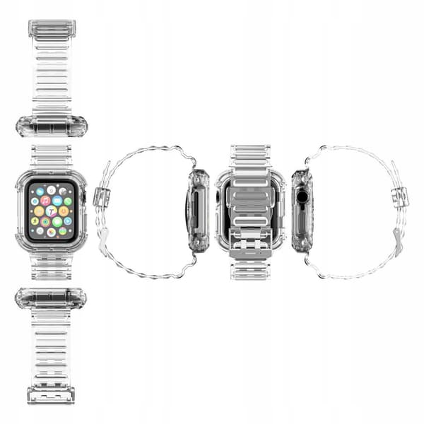 APPLE WATCH REM + SKYDDSVÄSKA SE 9 8 7 6 5 4 3 2 1 / 45 44 42 mm