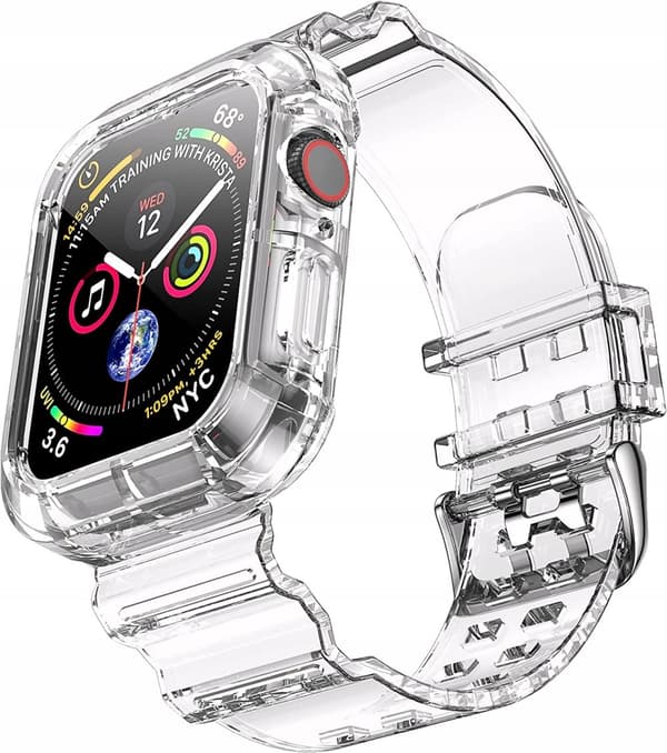 APPLE WATCH REM + SKYDDSVÄSKA SE 9 8 7 6 5 4 3 2 1 / 45 44 42 mm