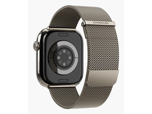 Vonmählen Milanese Loop 2, Klokkereim, Apple, Watch, Rustfritt stål, 44/45/46/49 mm