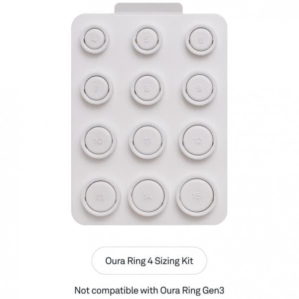 Oura Ring 4 anpassningsring set