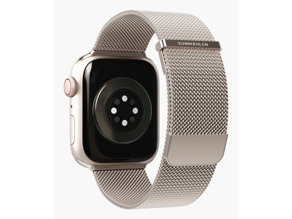 Vonmählen Milanese Loop 2, Klokkereim, Apple, Watch, Rustfritt stål, 44/45/46/49 mm