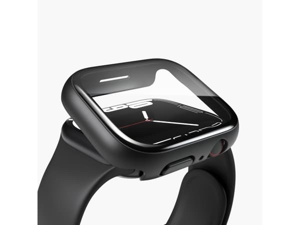 Vonmählen Thin Case Black, Ask, Smartwatch, Svart, Apple, Apple Watch Series 10 46 mm, Silikon, Härdat glas