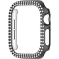 Miniatyrbild 2 av 5: För A Watch Series 10 42mm Fodral Skal Ram Bling Rhinestone Decor - Svart