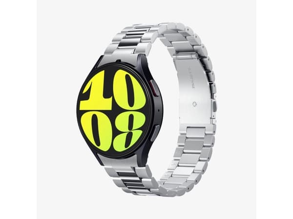 Spigen Modern Fit 316L, Band, Smartklokke, Sølv, Samsung, Galaxy Watch 7 (44mm), Rustfritt stål