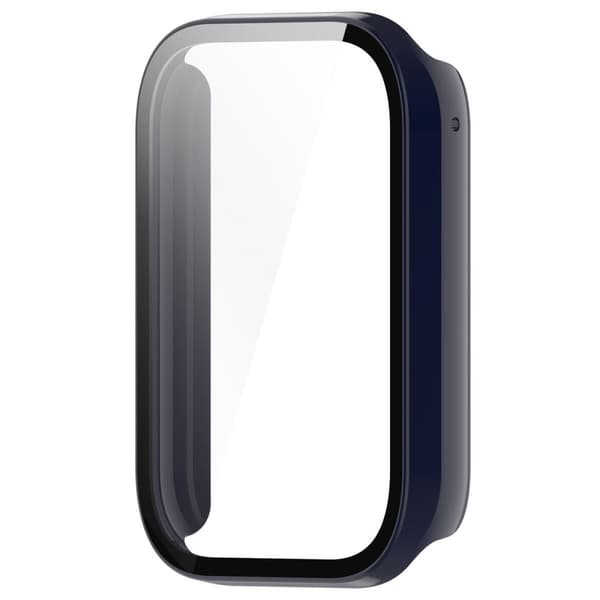 Bizon-fodral+glasklocka för Xiaomi Smart Band 8 Pro, blå