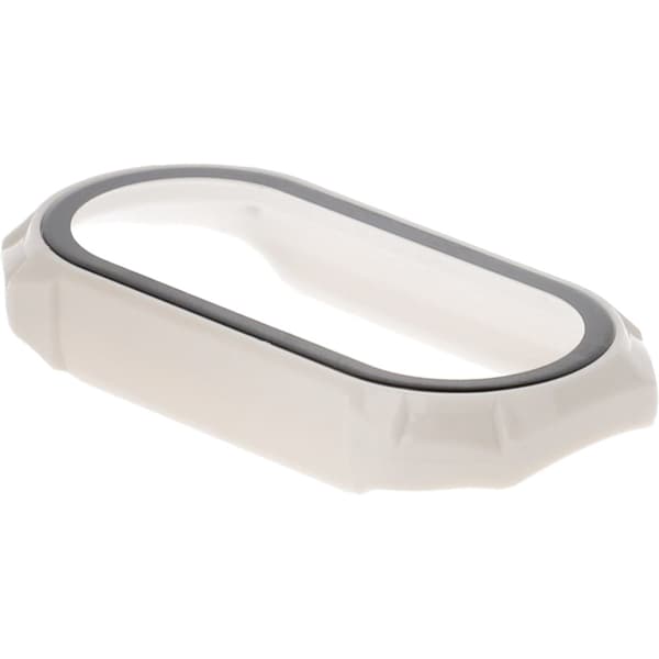 Bizon Case AntiShock -lasinen suojakuorisarja, Xiaomi Mi Band 7, valkoinen