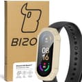 Pikkukuva 1 / 6: Bizon Case AntiShock -lasinen suojakuorisarja, Xiaomi Mi Band 7, valkoinen