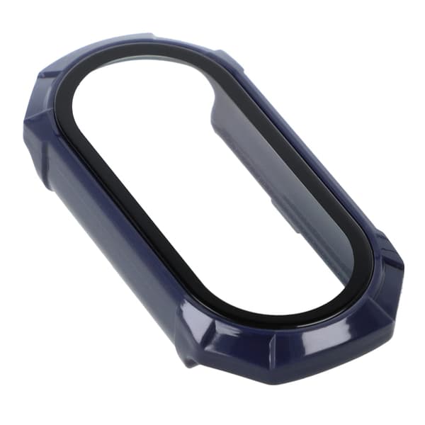 Bizon Suojakuori+Lasisetti Xiaomi Mi Smart Band 8:lle, sininen