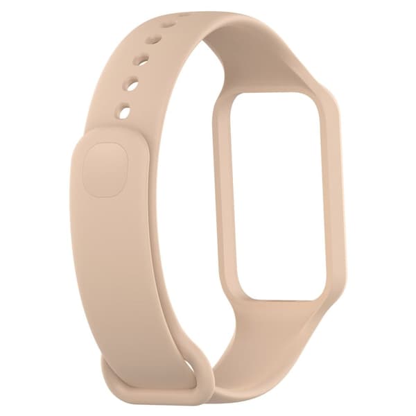 Bizon-rem + fodral Watch Dots för Xiaomi Redmi Smart Band 2 / Xiaomi Mi Band 8 Active, ljusrosa