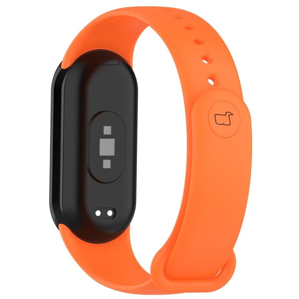 Bizon Strap Watch Dots Xiaomi Mi Smart Band 8:lle, oranssi
