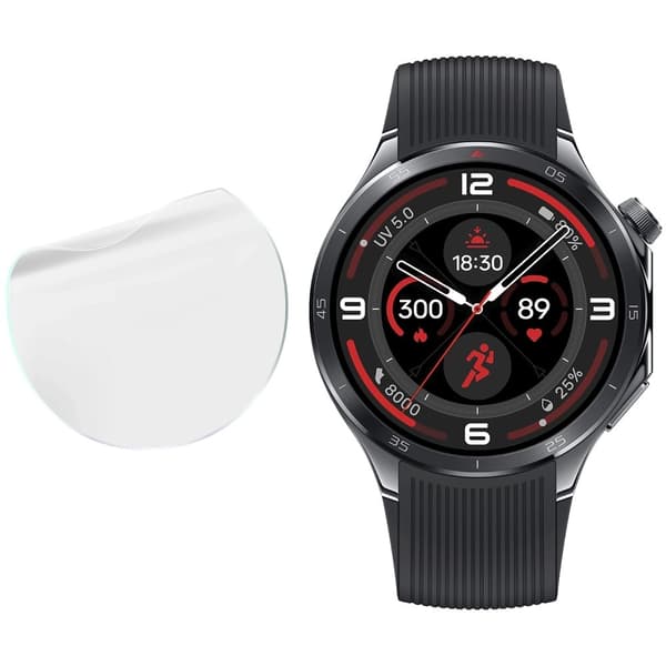 Bizon Glass Watch Hydrogel Skärmskydd för OnePlus Watch 3, 2 st