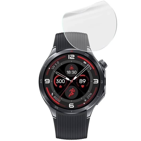 Bizon Glass Watch Hydrogel Skärmskydd för OnePlus Watch 3, 2 st