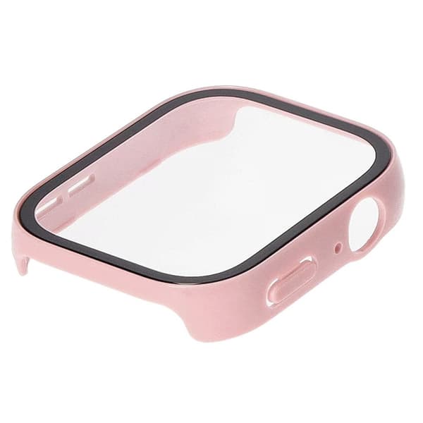Bizon-kotelo + lasi kellolle Huawei Watch Fit 3:lle, pinkki