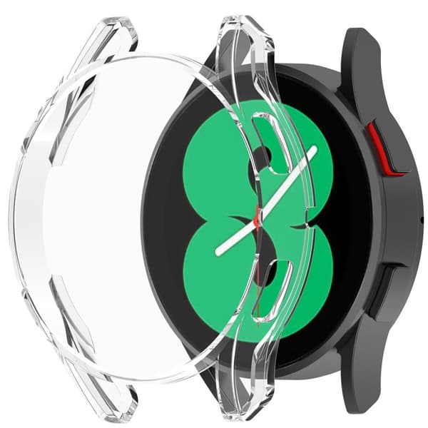 Bizon Case Watch Felipe Galaxy Watch FE / Watch 4 40mm -kellolle, läpinäkyvä