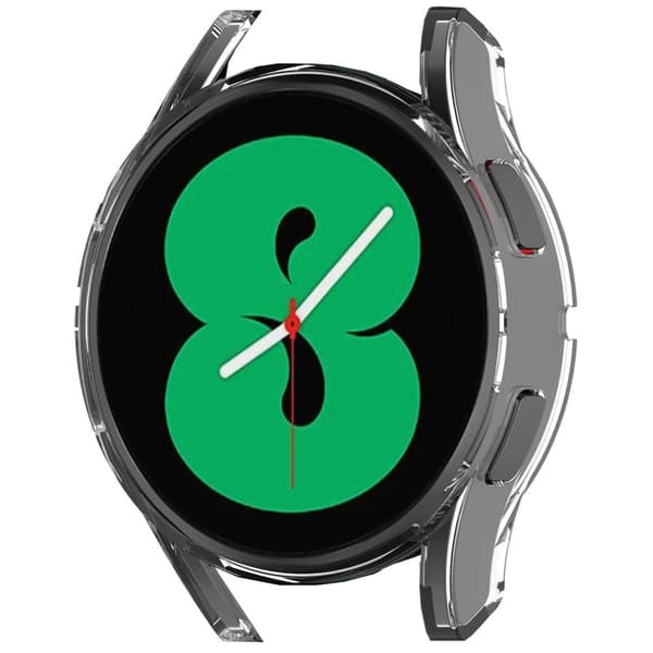 Bizon Case Watch Felipe Galaxy Watch FE / Watch 4 40mm -kellolle, läpinäkyvä