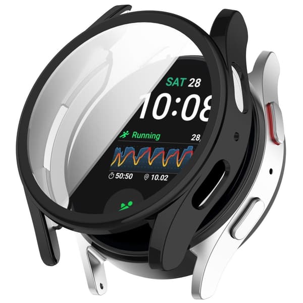 Bizon Case Watch Felipe för Galaxy Watch 7 40mm, svart