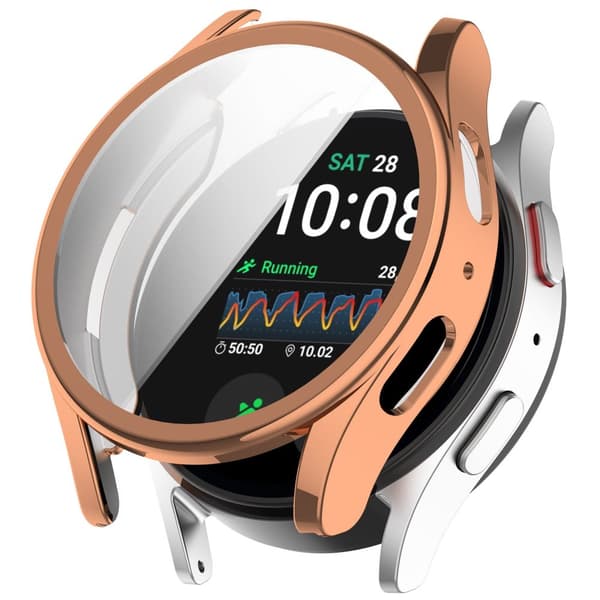 Bizon Case Watch Felipe för Galaxy Watch 7 44mm, Roséguld