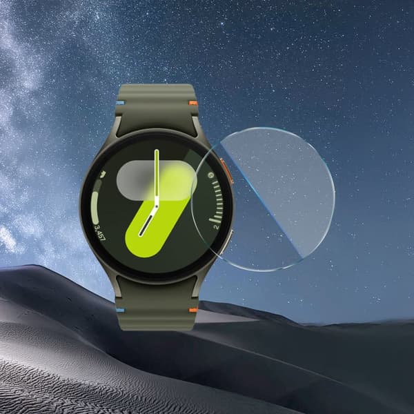 Bizon Glass Watch Klar Hærdet Glas Skærmbeskytter til Galaxy Watch 7 44mm
