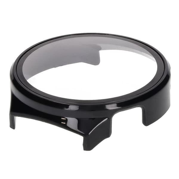 Bizon-fodral + glasklocka för Huawei Watch 4 Pro Space Edition, svart