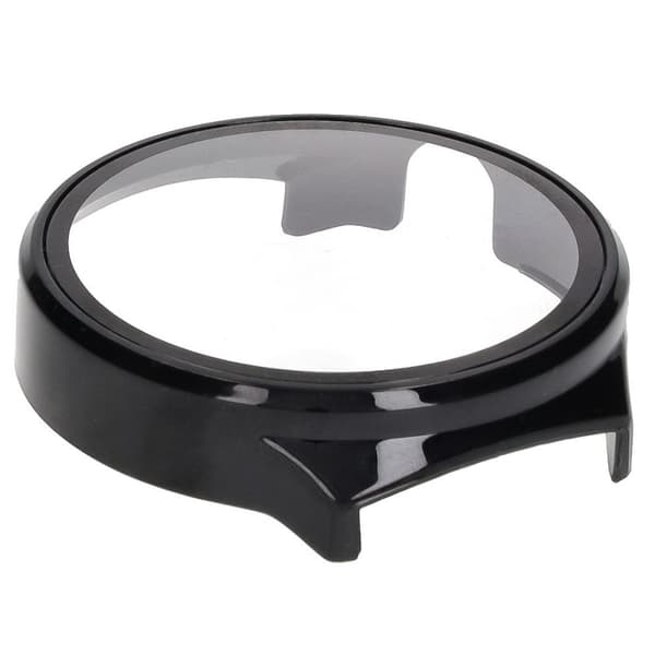 Bizon-fodral + glasklocka för Huawei Watch 4 Pro Space Edition, svart